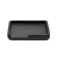 ksa/images/productimages/verde-home-decor/ceramic-plate/ceramic-black-poly-plate-21-x-15-x-3-cm-bvpc-3000000brb.webp