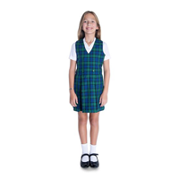 ksa/images/productimages/wren-international-fzc/school-uniform/girls-navy-and-royal-green-with-red-checked-v-neck-pinafore-polyester-and-viscose-fabric-.webp