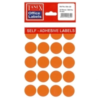 uae/images/productimages/al-masam-stationery-llc/self-adhesive-label/tanex-25mm-20l-orange-circle.webp