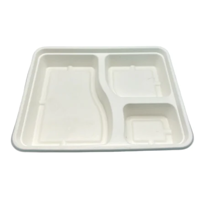 uae/images/productimages/ecozoe/domestic-tray/ecozoe-25-pcs-meal-trays-3-cp-e-tra-deep-bagasse-sugarcane-white-biodegradable-sustainable-ecofriendly.webp