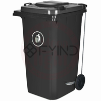 uae/images/productimages/excel-international-middle-east-llc/garbage-bin/pedal-operated-garbage-bin-with-wheels-lid-wbgb17.webp