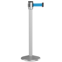 uae/images/productimages/excel-trading-company-llc/queue-barrier/stanchion-pole-with-belt-blue-stainless-steel-6-in.webp