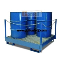 uae/images/productimages/gulf-safety-equip-trdg-llc/drum-rack/transport-pallets-w-chains-posts-4drum.webp