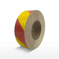 uae/images/productimages/gulf-safety-equip-trdg-llc/reflective-tape/warning-reflective-tape-lining-pvc-golden-and-red-line-rt-5254-25-y.webp