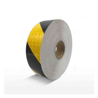 uae/images/productimages/gulf-safety-equip-trdg-llc/reflective-tape/warning-reflective-tape-lining-pvc-yellow-and-black-line-rt-5252-25-y.webp