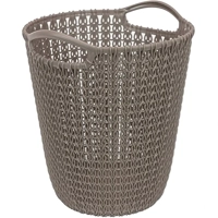 uae/images/productimages/homesmiths/plastic-basket/curver-kint-round-basket-brown-7-l-23-cm.webp