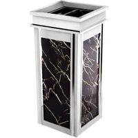 uae/images/productimages/hospitality-monster/ash-tray/hotel-lobby-silver-standing-ashtray-with-public-area-dustbin-bin-12-liter.webp