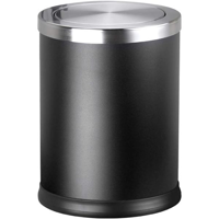 uae/images/productimages/hospitality-monster/recycle-bin/stainless-steel-trash-can-with-swing-lid-black-5-liter.webp