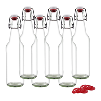 uae/images/productimages/innovate-shop-portal-co-llc/glass-bottle/clear-glass-bottles-for-home-brewing-with-easy-wire-swing-cap-6-pcs-pkt.webp