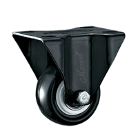 uae/images/productimages/ismat-engineering/caster-wheel/black-polyurethane-furniture-caster-wheel-mw-a2097-r.webp