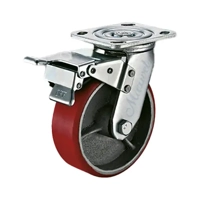 uae/images/productimages/ismat-engineering/caster-wheel/red-polyurethane-heavy-duty-caster-wheel-mw-a4028-s4.webp