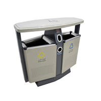 uae/images/productimages/kaddah-cleaning-equipment/recycle-bin/akc-metal-finish-with-two-recycle-bins-20-kgs-rb05.webp