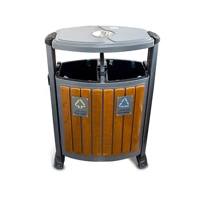 uae/images/productimages/kaddah-cleaning-equipment/recycle-bin/akc-wood-body-finish-with-ashtray-recycle-bin-20-kgs-rb06.webp