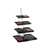 uae/images/productimages/mehs-middle-east-hotel-supplies/food-display-case/garibaldi-onda-pyramid-stand-with-4-pebble-trays-5-pieces-stainless-steel-black-ufn01-4p-ss-mehs-middle-east-hotel-supplies.webp