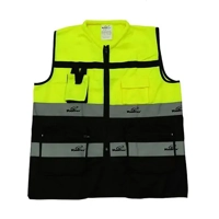 uae/images/productimages/modern-eastern-trading-fzc/safety-vest/vaultex-dlm-half-sleeve-executive-fabric-vest-with-4-pockets-yellow-and-black.webp