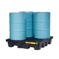 uae/images/productimages/modern-eastern-trading-fzc/spill-pallet/justrite-4-drum-square-plastic-pallet-without-drain-black.webp