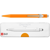 uae/images/productimages/office-one-llc/ball-pen/caran-d-ache-849-ballpoint-pen-with-box-fluo-orange-0-25-mm.webp