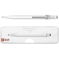 uae/images/productimages/office-one-llc/ball-pen/caran-d-ache-849-ballpoint-pen-with-box-white-0-25-mm.webp