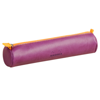 uae/images/productimages/office-one-llc/pencil-case/rhodia-rhodiarama-round-pencil-case-with-zipper-215-x-50-mm-violet.webp