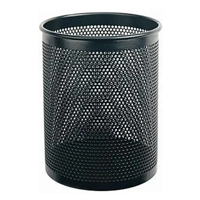 uae/images/productimages/officeflux/stationery-holder/deli-metal-mesh-pen-holder-round-black-of-1003667ae.webp