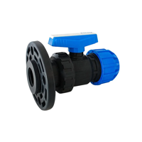 uae/images/productimages/opar-trading/ball-valve/u-pvc-single-union-ball-valve-one-side-flanged.webp