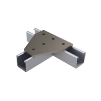 uae/images/productimages/power-solution-industries-llc/cable-tray-fitting-&-accessory/cable-management-flat-plate-fitting-5-hole-gusset-plate-tee-6-mm.webp