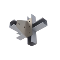 uae/images/productimages/power-solution-industries-llc/cable-tray-fitting-&-accessory/strut-metal-framing-angle-fitting-5-hole-gusset-angle-bracket-6-mm.webp