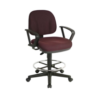 uae/images/productimages/quick-office-llc/drafting-chair/height-adjustable-swivel-drafting-chair-with-arms-burgundy.webp