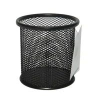 uae/images/productimages/quick-office-llc/stationery-holder/metal-mesh-round-pen-holder-black.webp