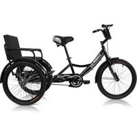 uae/images/productimages/rafplay/children-tricycle/megastar-childrens-tricylce-with-padded-kids-back-seat-black.webp