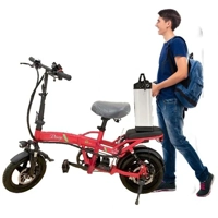 uae/images/productimages/rafplay/electric-bicycle/megawheel-foldable-electric-bicycle-with-pedal-detachable-battery-red.webp