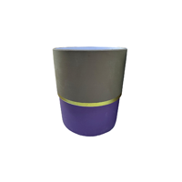uae/images/productimages/royal-garden-centre/garden-pot/round-ceramic-dual-colour-brown-and-purple-small-pot-9-x-8-cm.webp