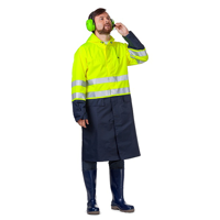 uae/images/productimages/technoavia-wholesalers-llc/rain-coat/absolute-high-visibility-raincoat-fluorescent-yellow-with-dark-blue.webp