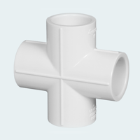 uae/images/productimages/the-supreme-industries-overseas-fze/pipe-tee/aqua-gold-upvc-high-pressure-cross-tee-fittings.webp