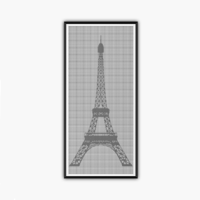 uae/images/productimages/urban-style-metal-parts-cont-llc/wall-art/eiffel-metal-wallart.webp