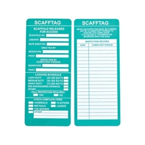 Scaffolding Tag