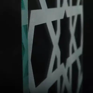 Acid Etched Glass