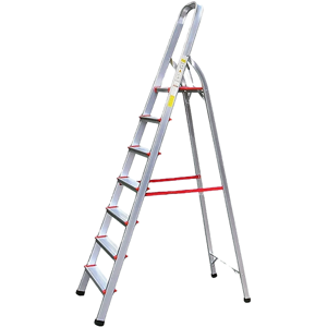 uae/images/productimages/abbas-ali-hardware-&-elect-trading-establishment/step-ladder/aluminum-7-steps-household-ladder.webp