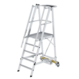 uae/images/productimages/bito-storage-systems-middle-east-dwc-llc/shelf-ladder/mobile-aluminium-access-ladder-folding-version-narrow-width-stabiliser.webp