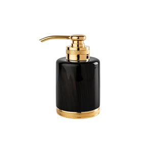 uae/images/productimages/casa-milano/soap-dispenser/cristal-et-bronze-chiseled-obsidian-soap-dispenser.webp