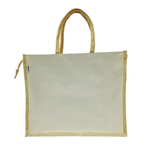 uae/images/productimages/fotokad-advertising-services-llc/unwoven-fabric-bag/2-tone-canvas-bag-with-jute-spine-and-zipper-cb-06-z-33-41-15-cm.webp