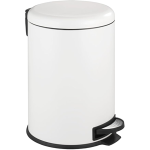 uae/images/productimages/homesmiths/garbage-bin/wenko-pedal-bin-leman-white-easy-close-2-7-kg-20-l-30-5-cm.webp