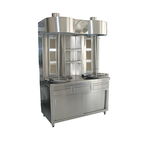 uae/images/productimages/kitcherama-trading-company-llc/commercial-cooking-range/stainless-steel-heavy-duty-aisi-304-double-shawarma-griller-machine-ksm142c.webp