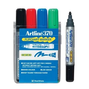 uae/images/productimages/quick-office-llc/whiteboard-marker/artline-370-flipchart-marker-bullet-assorted-wallet-of-4-2-mm.webp