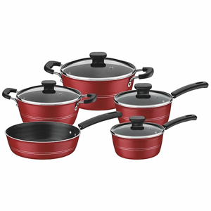 uae/images/productimages/tramontina-uae-llc/domestic-cookware-set/tramontina-sicilia-9-pieces-aluminum-cookware-set-red.webp