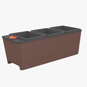 uae/images/productimages/tramontina-uae-llc/garden-planter/tramontina-polypropylene-triple-self-watering-planter-brown-10-5-liter.webp