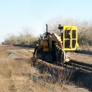 Trencher Drainage Machine